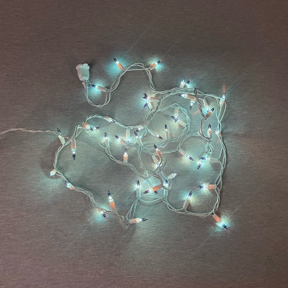 Target 11 Ft. White Corded 50 Blue Christmas Tree Lights
